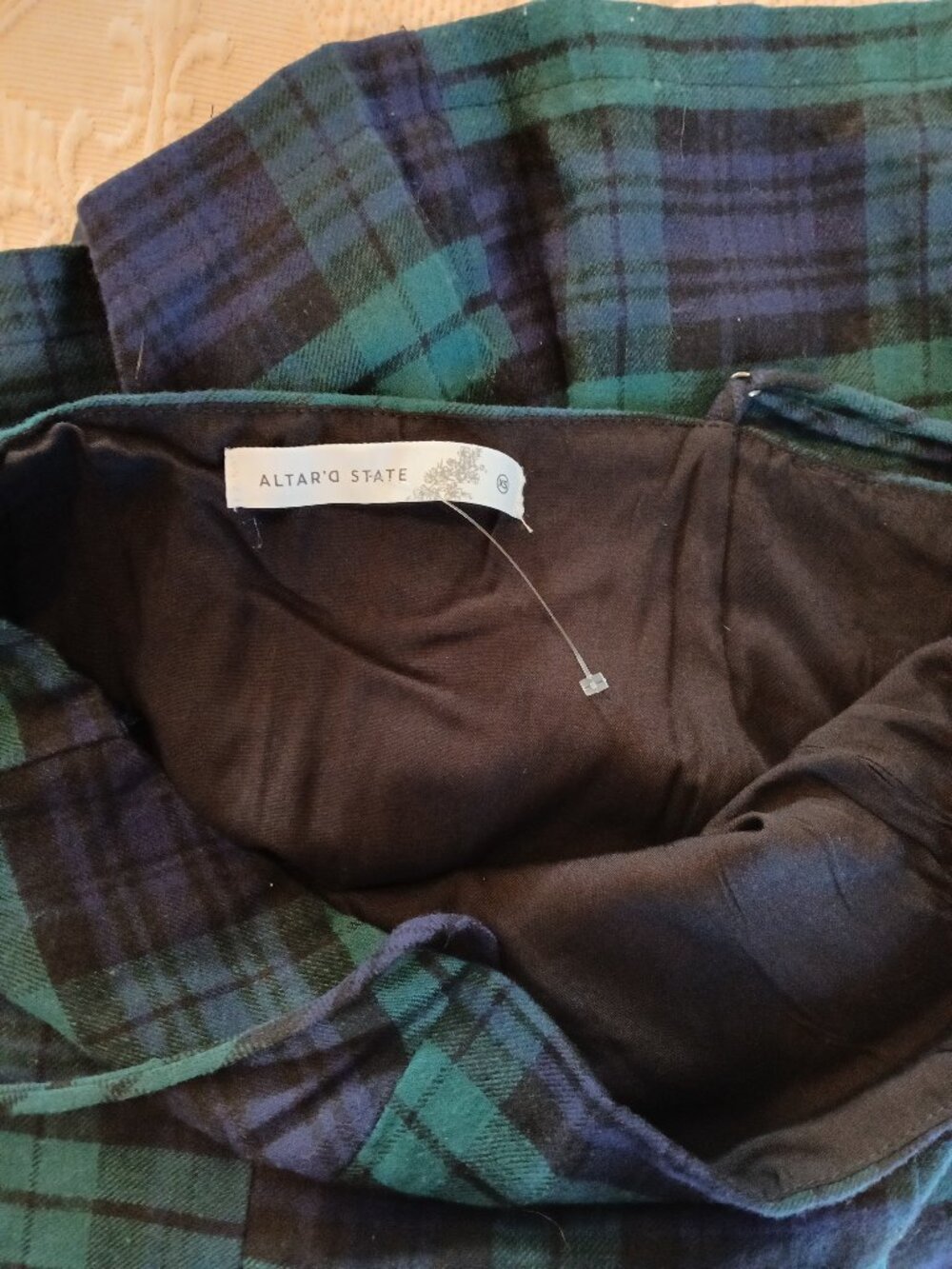 Altered State XS plaid skort jumper dress - Picture 6 of 6